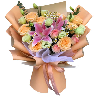 宿州11朵玫瑰桔梗百合，陪你每个季节
